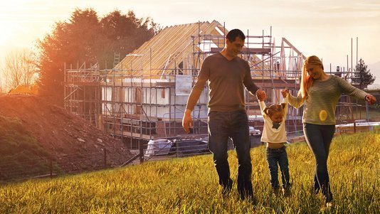 Collage-Grundstueck-Baustelle